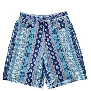 Vintage‎ 90s floral mom jeans breaker jeans shorts